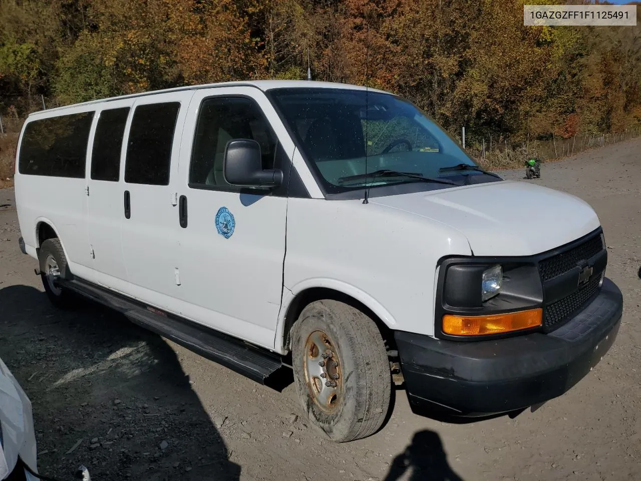 2015 Chevrolet Express G3500 Ls VIN: 1GAZGZFF1F1125491 Lot: 74198324