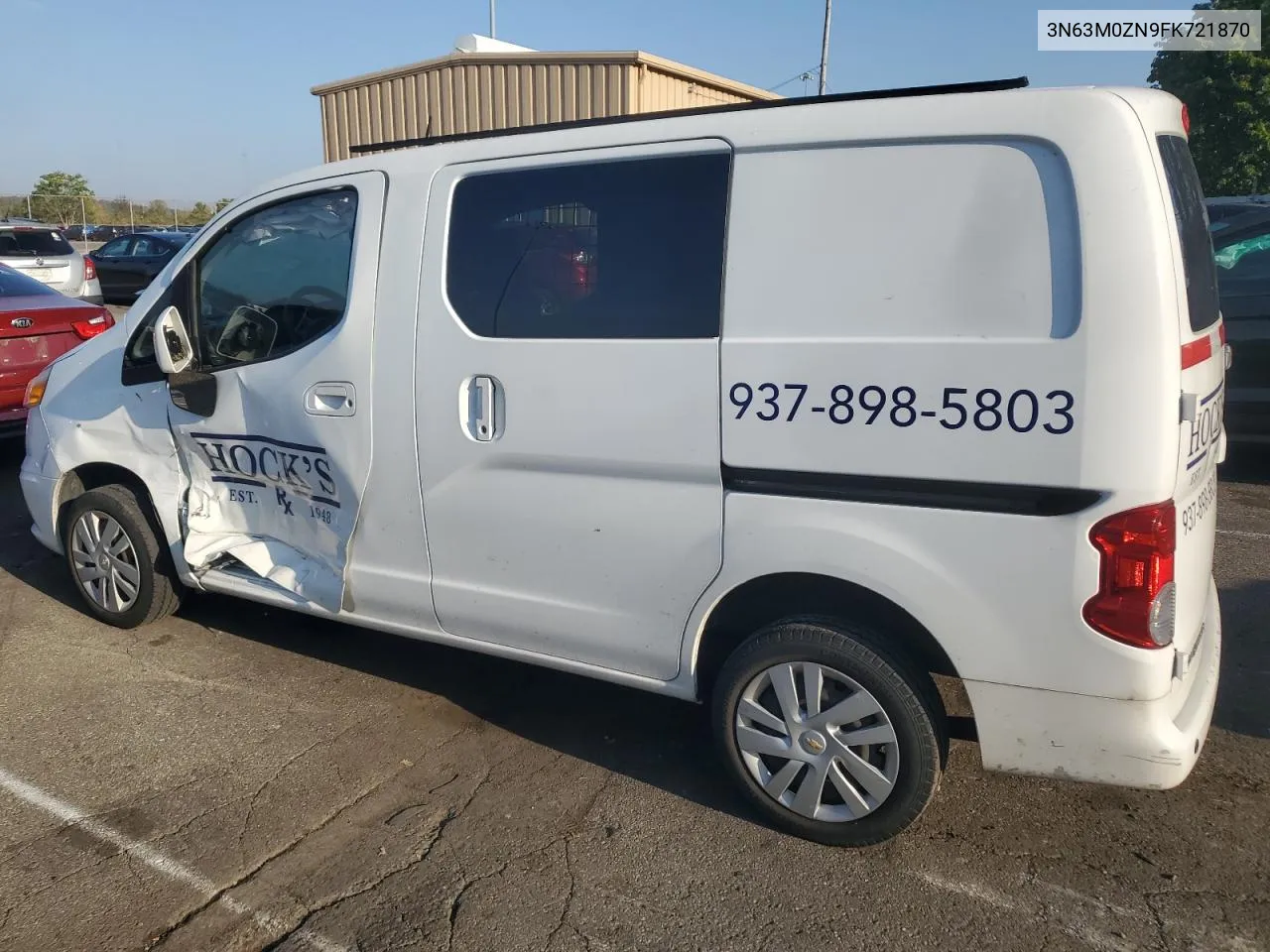 2015 Chevrolet City Express Lt VIN: 3N63M0ZN9FK721870 Lot: 74298144