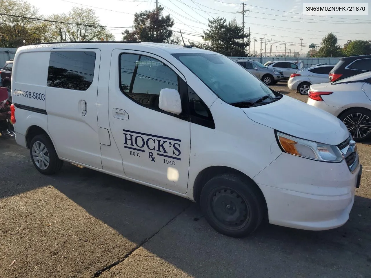 2015 Chevrolet City Express Lt VIN: 3N63M0ZN9FK721870 Lot: 74298144