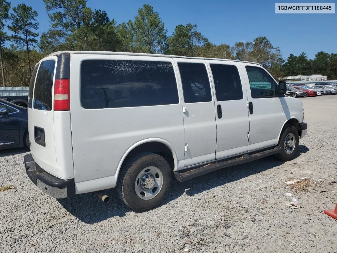 1GBWGRFF3F1188445 2015 Chevrolet Express G2500 Lt