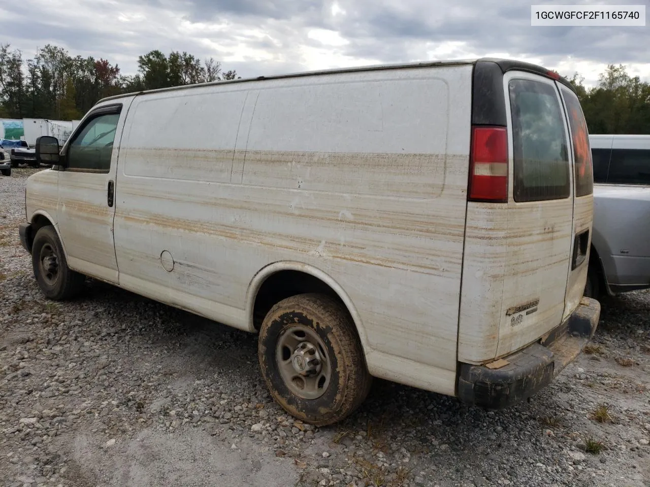 2015 Chevrolet Express G2500 VIN: 1GCWGFCF2F1165740 Lot: 75406274