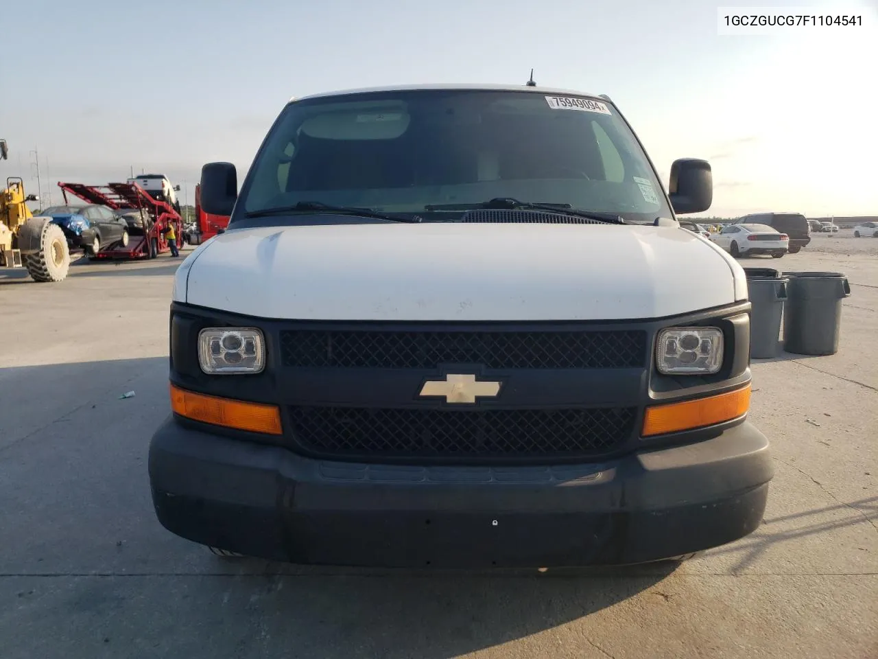 2015 Chevrolet Express G3500 VIN: 1GCZGUCG7F1104541 Lot: 75949094