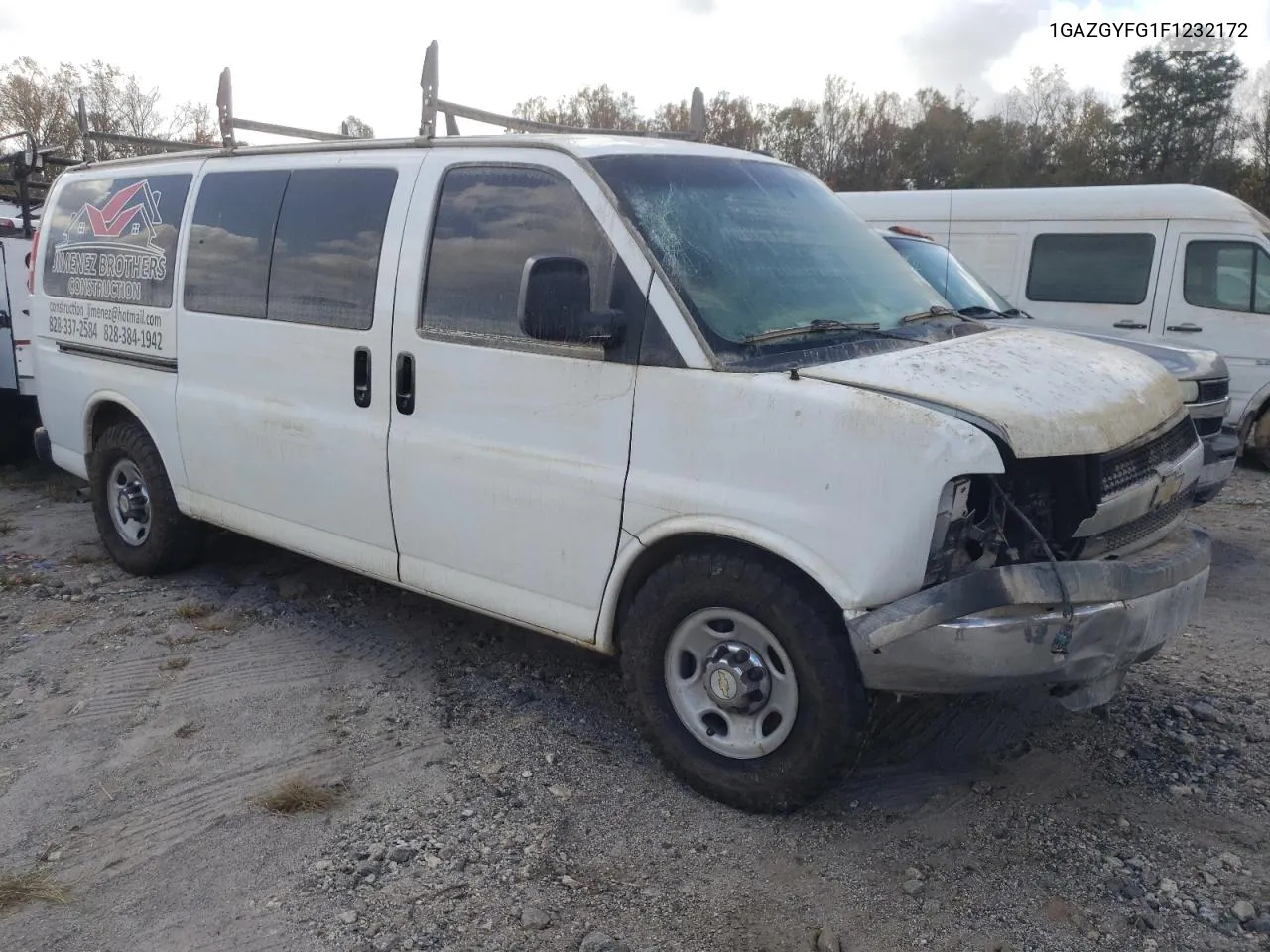 2015 Chevrolet Express G3500 Lt VIN: 1GAZGYFG1F1232172 Lot: 76466834