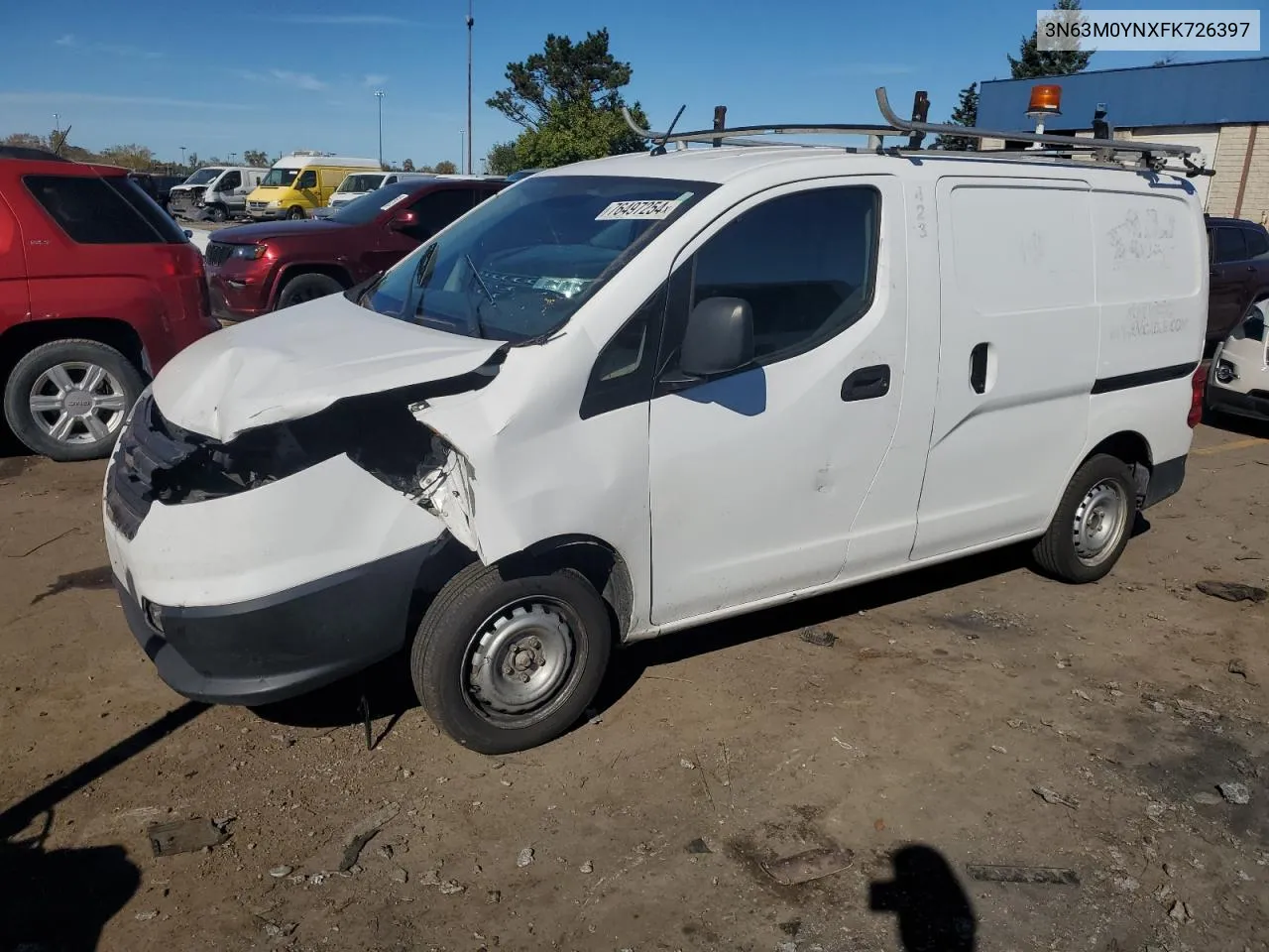 2015 Chevrolet City Express Ls VIN: 3N63M0YNXFK726397 Lot: 76497254