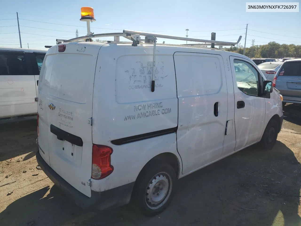 2015 Chevrolet City Express Ls VIN: 3N63M0YNXFK726397 Lot: 76497254