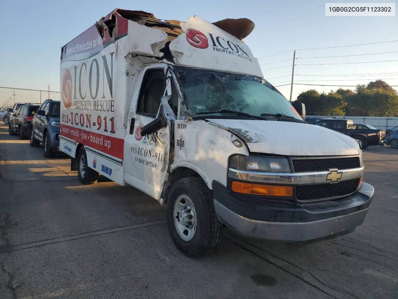 2015 Chevrolet Express G3500 VIN: 1GB0G2CG5F1123302 Lot: 76563434