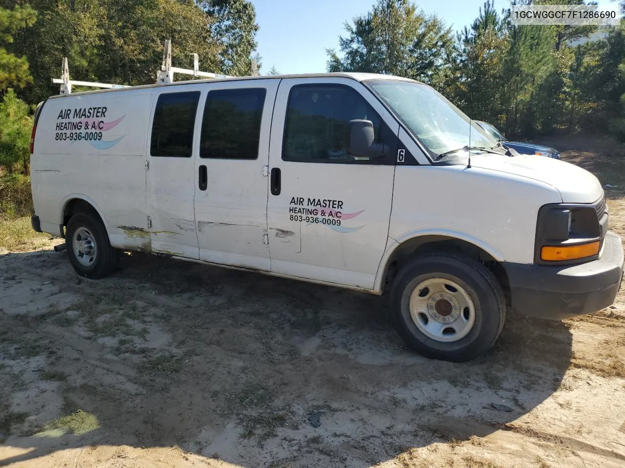 2015 Chevrolet Express G2500 VIN: 1GCWGGCF7F1286690 Lot: 76861184