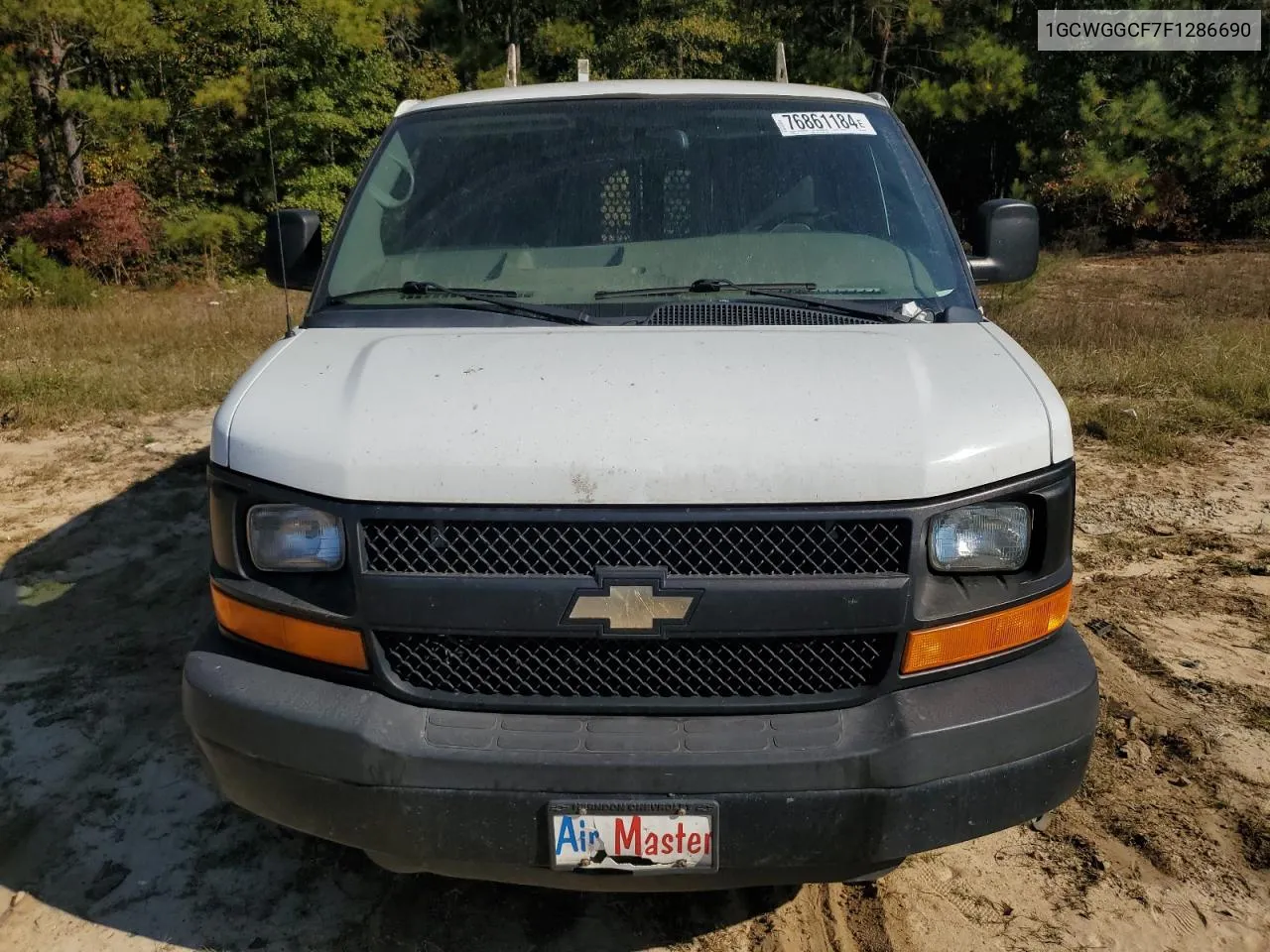 2015 Chevrolet Express G2500 VIN: 1GCWGGCF7F1286690 Lot: 76861184