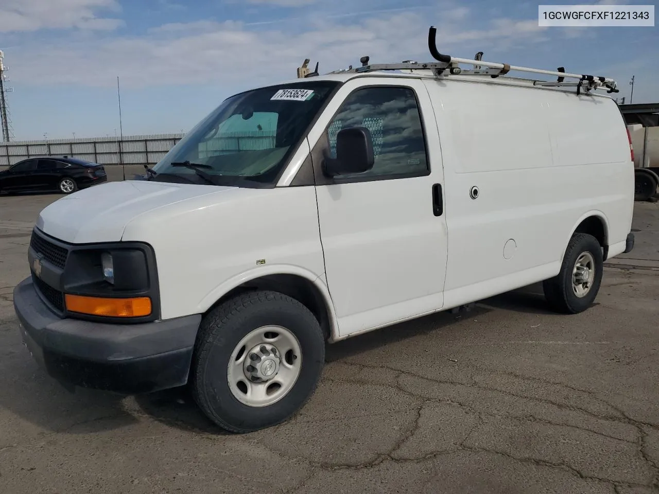 2015 Chevrolet Express G2500 VIN: 1GCWGFCFXF1221343 Lot: 78153624