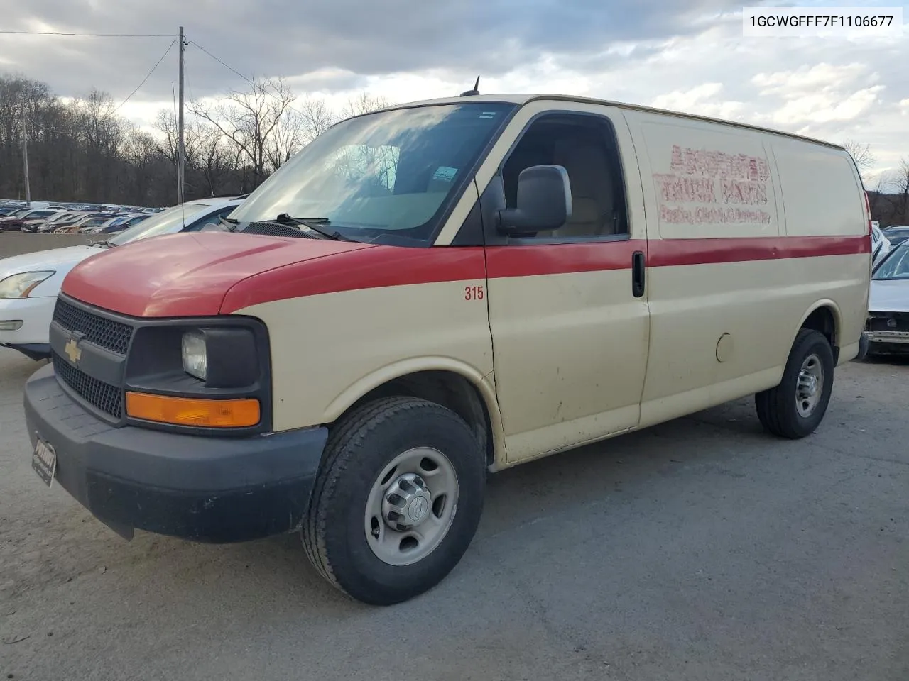 2015 Chevrolet Express G2500 VIN: 1GCWGFFF7F1106677 Lot: 79404324