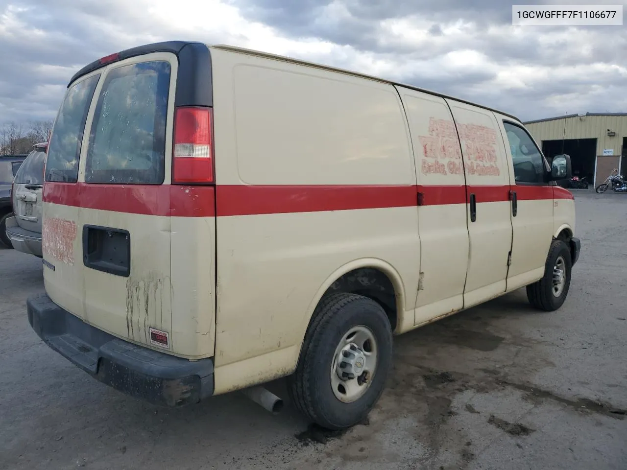 2015 Chevrolet Express G2500 VIN: 1GCWGFFF7F1106677 Lot: 79404324