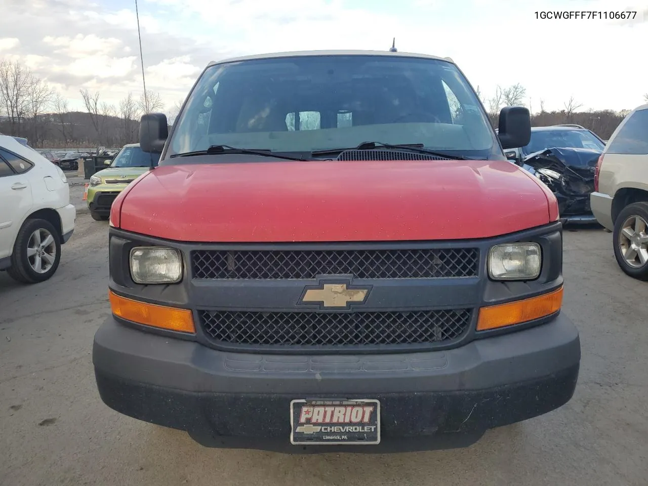 2015 Chevrolet Express G2500 VIN: 1GCWGFFF7F1106677 Lot: 79404324