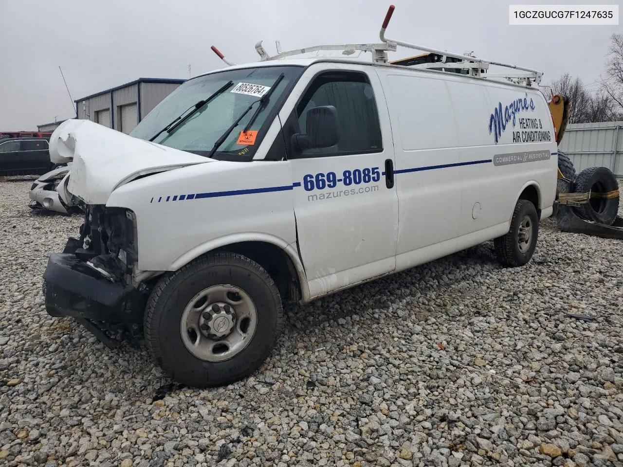 2015 Chevrolet Express G3500 VIN: 1GCZGUCG7F1247635 Lot: 80526764