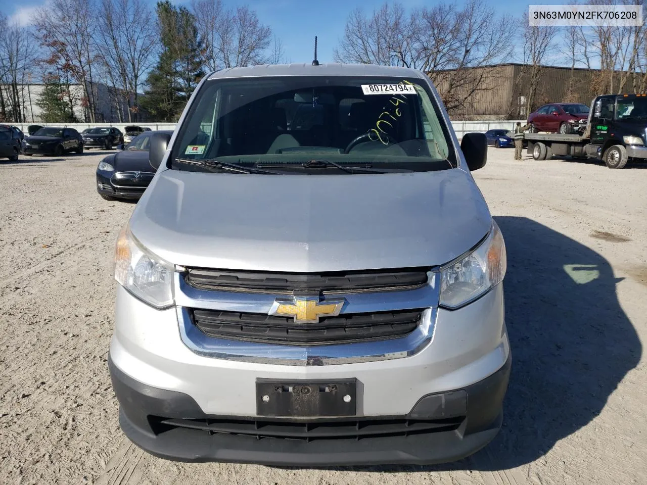 2015 Chevrolet City Express Ls VIN: 3N63M0YN2FK706208 Lot: 80724794