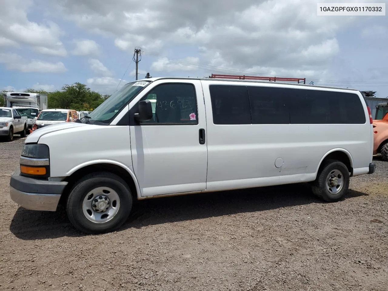 2016 Chevrolet Express G3500 Lt VIN: 1GAZGPFGXG1170332 Lot: 52601414