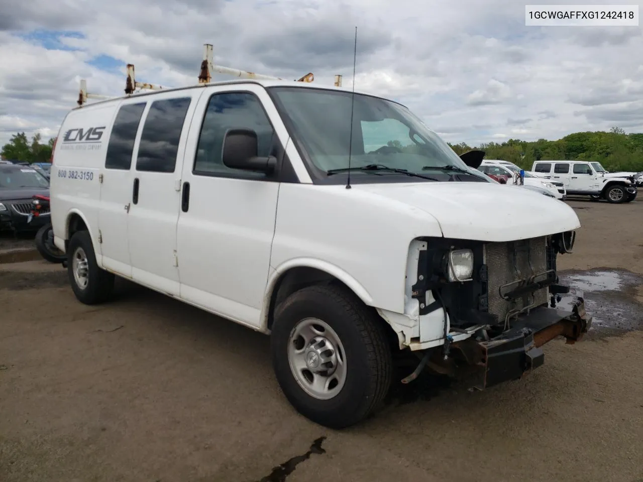 2016 Chevrolet Express G2500 VIN: 1GCWGAFFXG1242418 Lot: 54271704