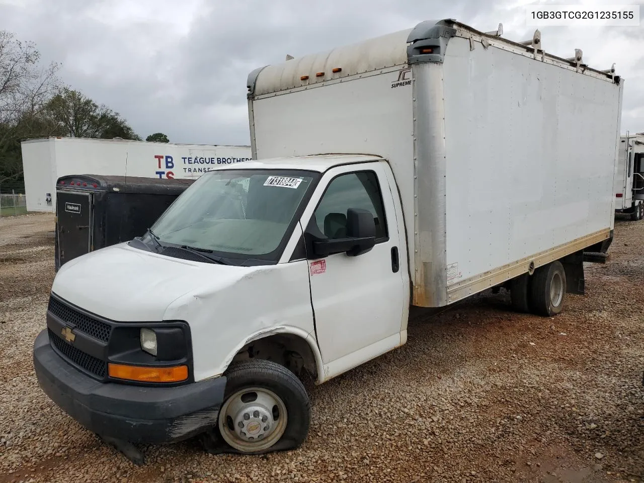 2016 Chevrolet Express G3500 VIN: 1GB3GTCG2G1235155 Lot: 71318844