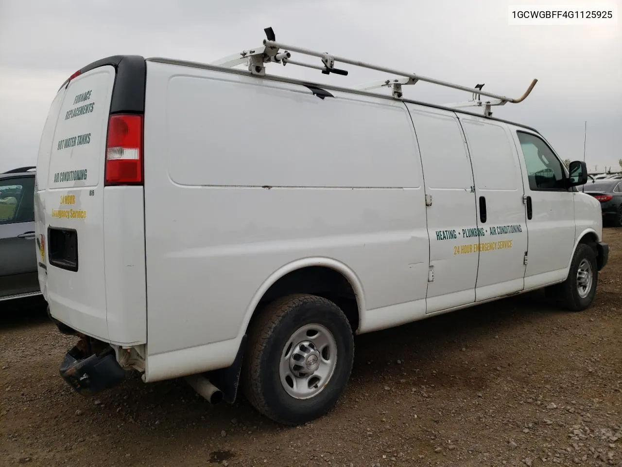 1GCWGBFF4G1125925 2016 Chevrolet Express G2500