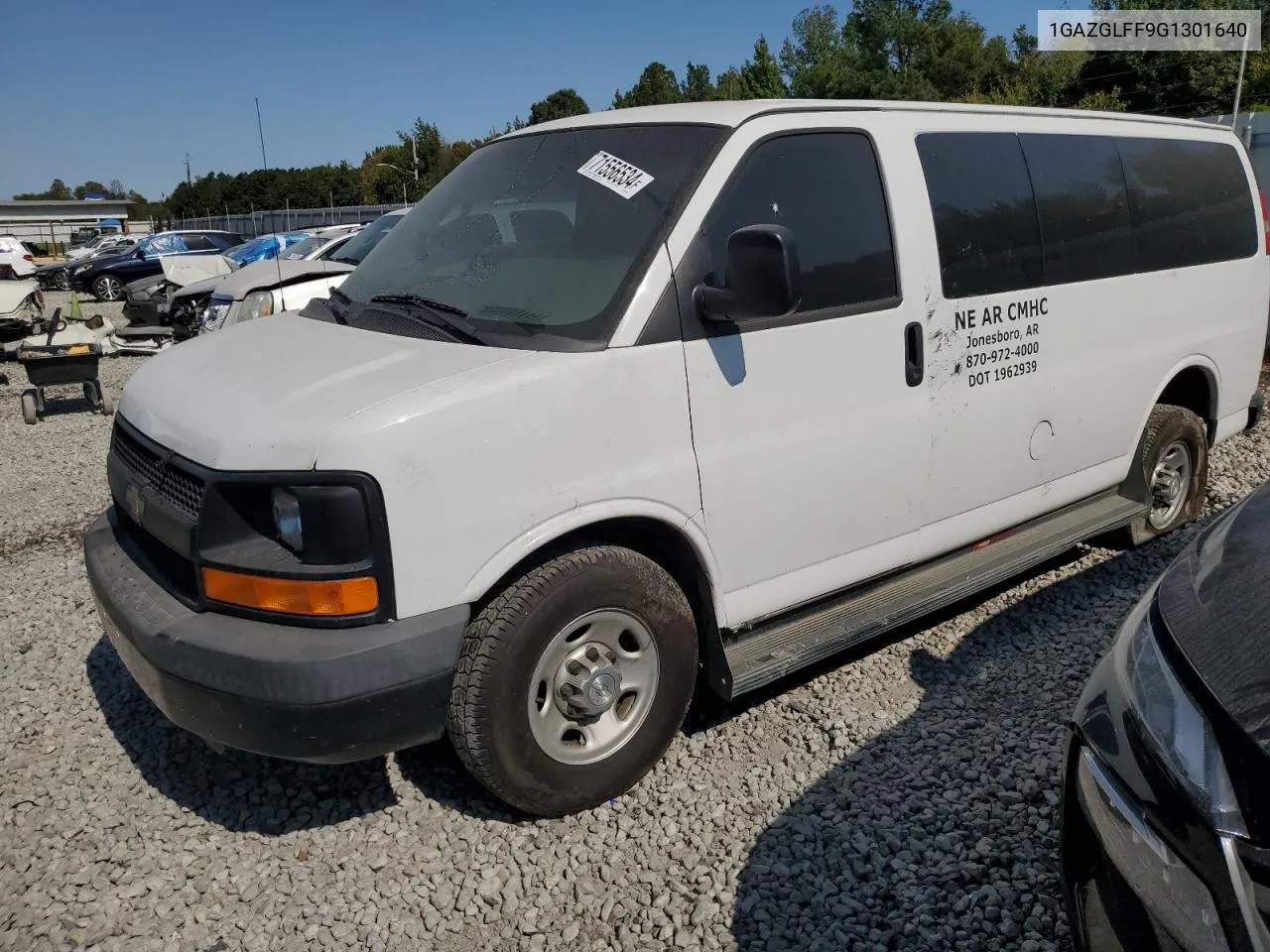 2016 Chevrolet Express G3500 Ls VIN: 1GAZGLFF9G1301640 Lot: 71556534