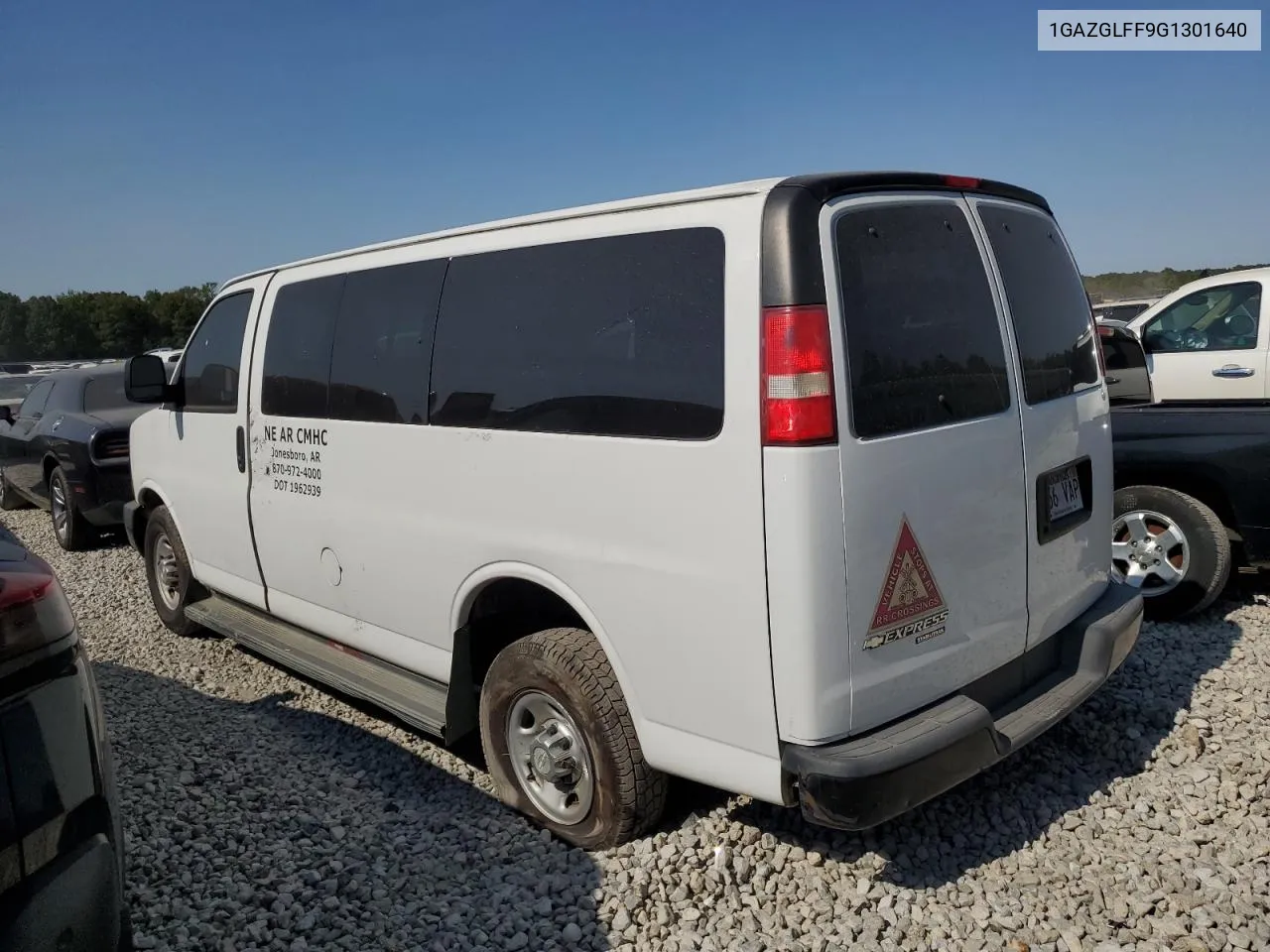 2016 Chevrolet Express G3500 Ls VIN: 1GAZGLFF9G1301640 Lot: 71556534