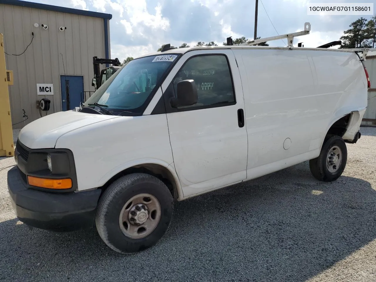 2016 Chevrolet Express G2500 VIN: 1GCWGAFG7G1158601 Lot: 72010954