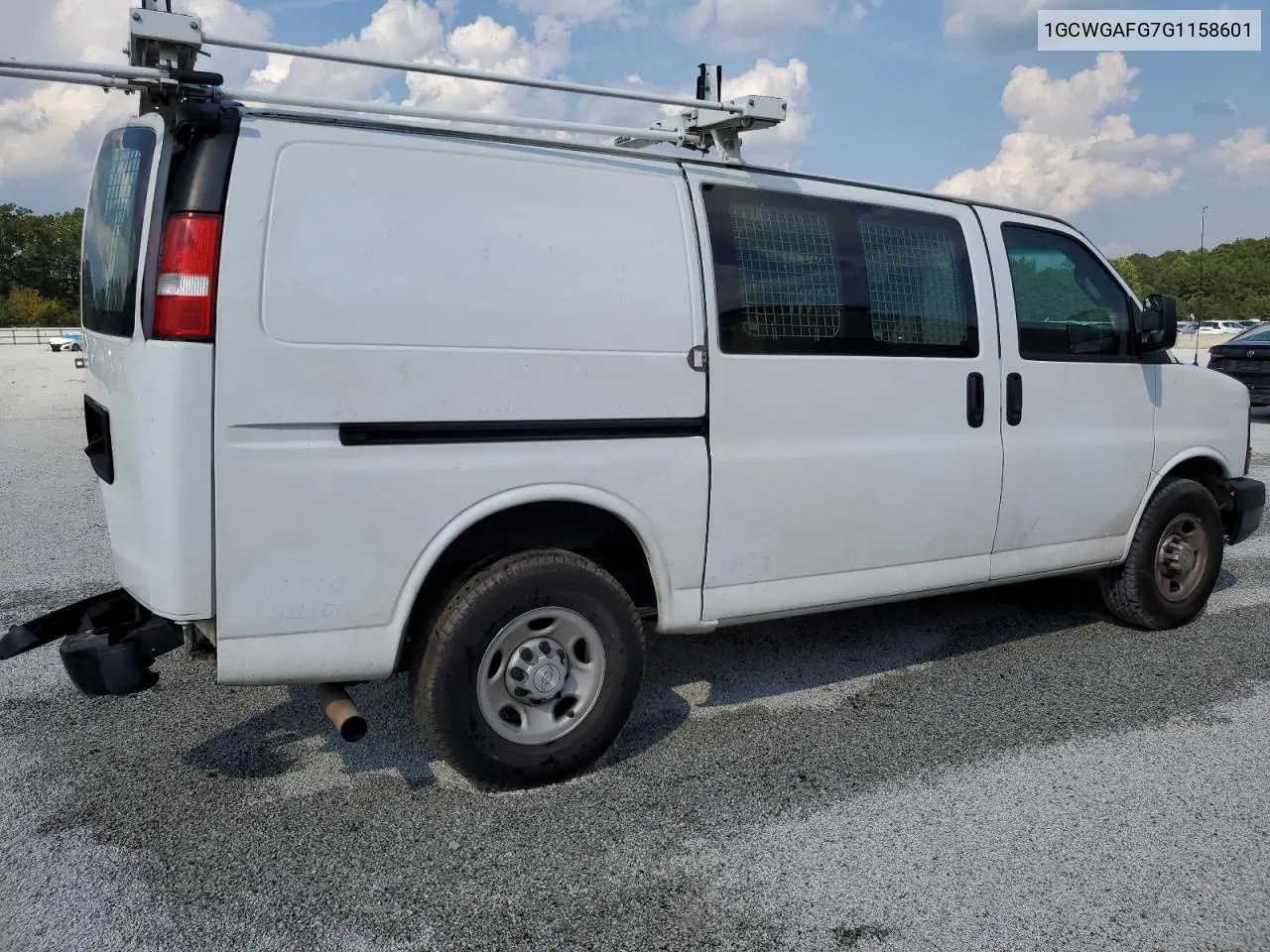 2016 Chevrolet Express G2500 VIN: 1GCWGAFG7G1158601 Lot: 72010954