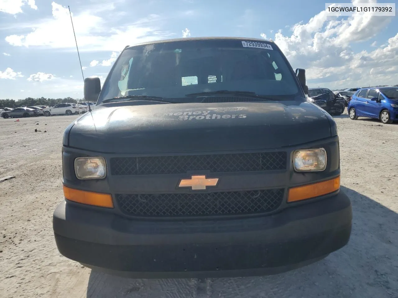 1GCWGAFL1G1179392 2016 Chevrolet Express G2500