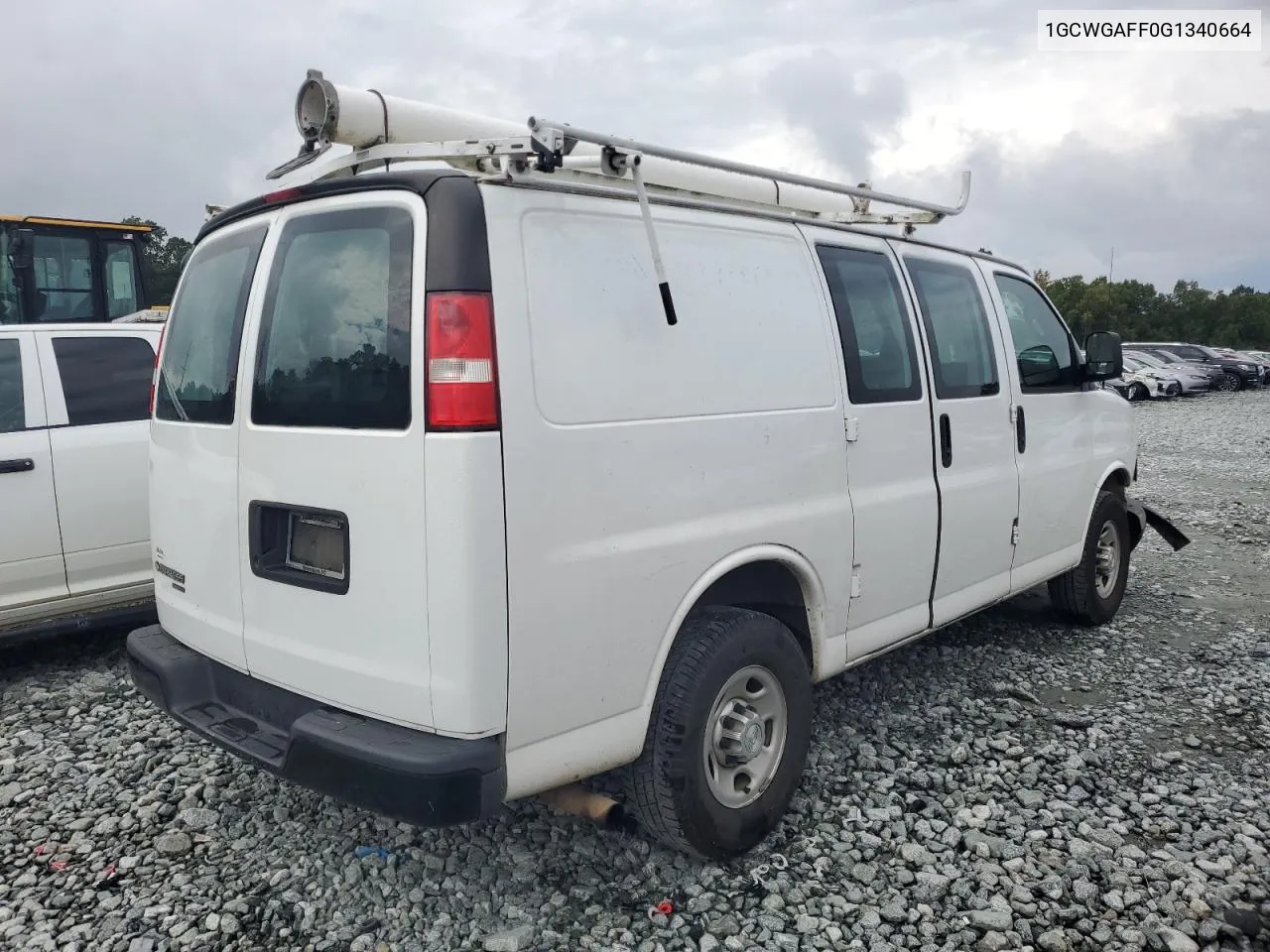 2016 Chevrolet Express G2500 VIN: 1GCWGAFF0G1340664 Lot: 73370244