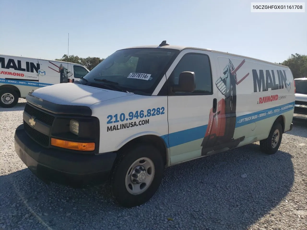 1GCZGHFGXG1161708 2016 Chevrolet Express G3500