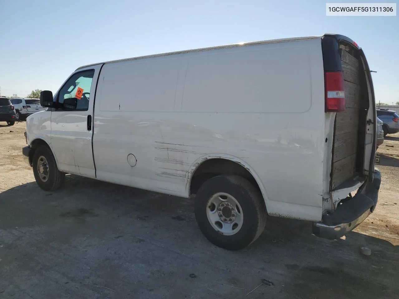 1GCWGAFF5G1311306 2016 Chevrolet Express G2500