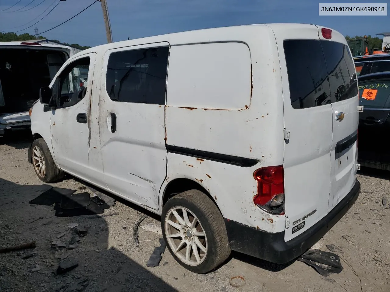 2016 Chevrolet City Express Lt VIN: 3N63M0ZN4GK690948 Lot: 74618074