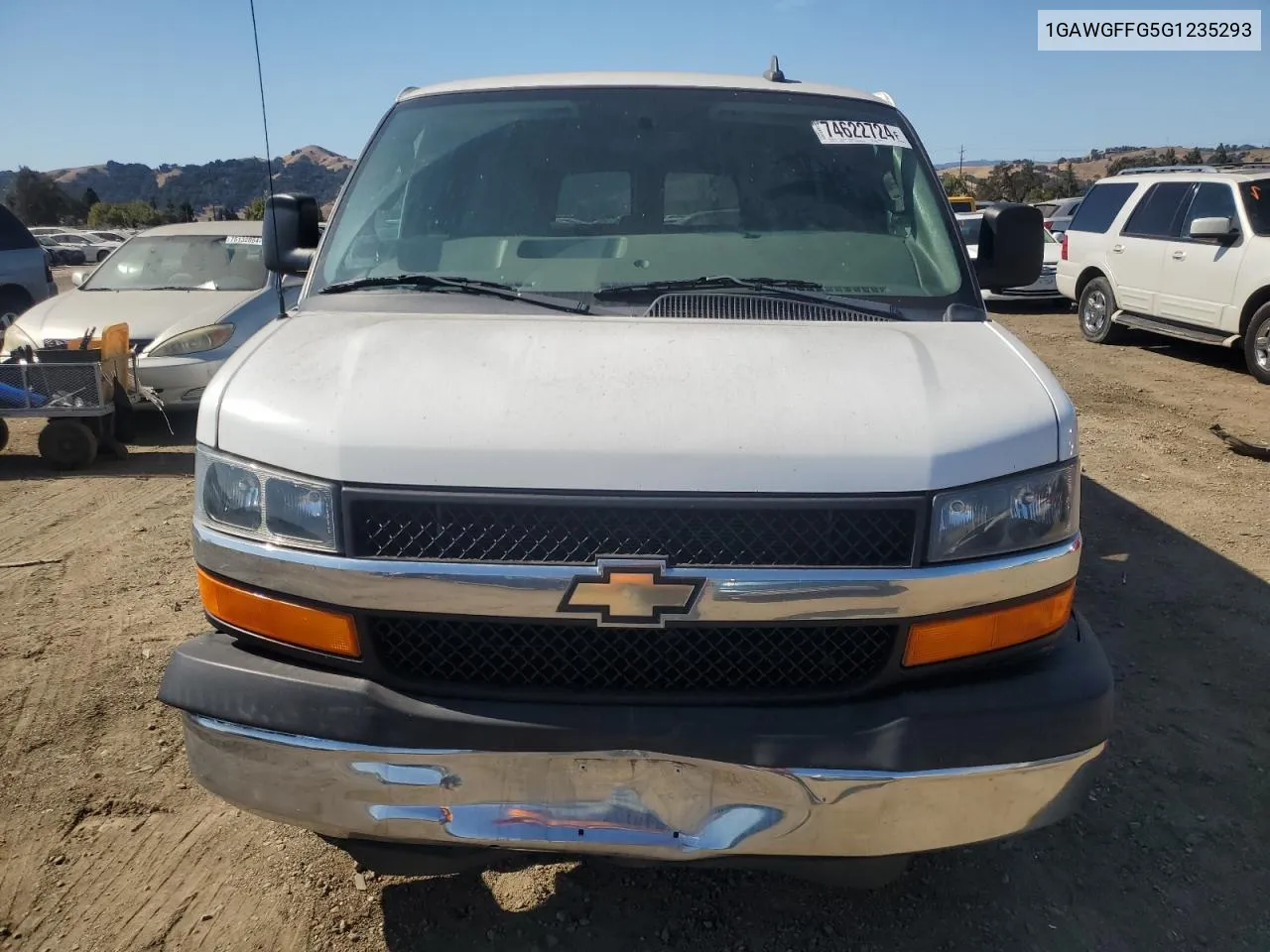 2016 Chevrolet Express G2500 Lt VIN: 1GAWGFFG5G1235293 Lot: 74622724