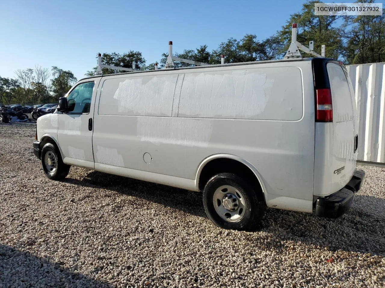 2016 Chevrolet Express G2500 VIN: 1GCWGBFF3G1327932 Lot: 74881644