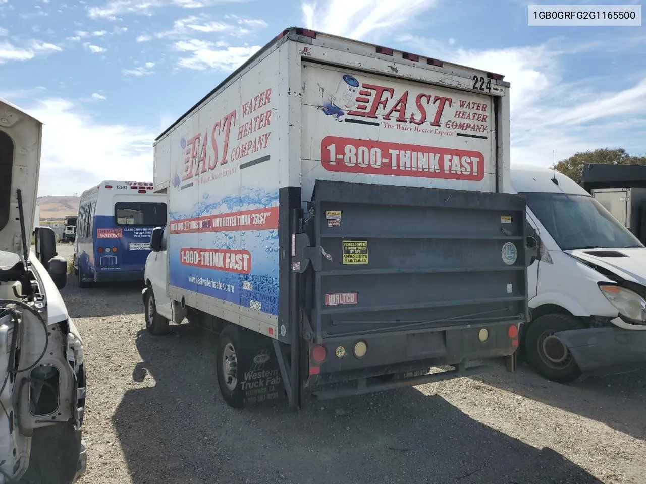 2016 Chevrolet Express G3500 VIN: 1GB0GRFG2G1165500 Lot: 75345774