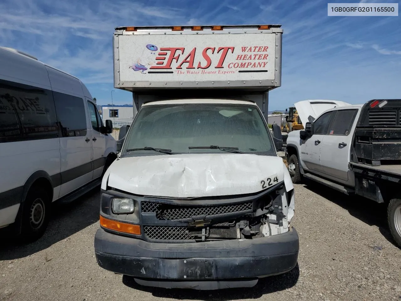 2016 Chevrolet Express G3500 VIN: 1GB0GRFG2G1165500 Lot: 75345774