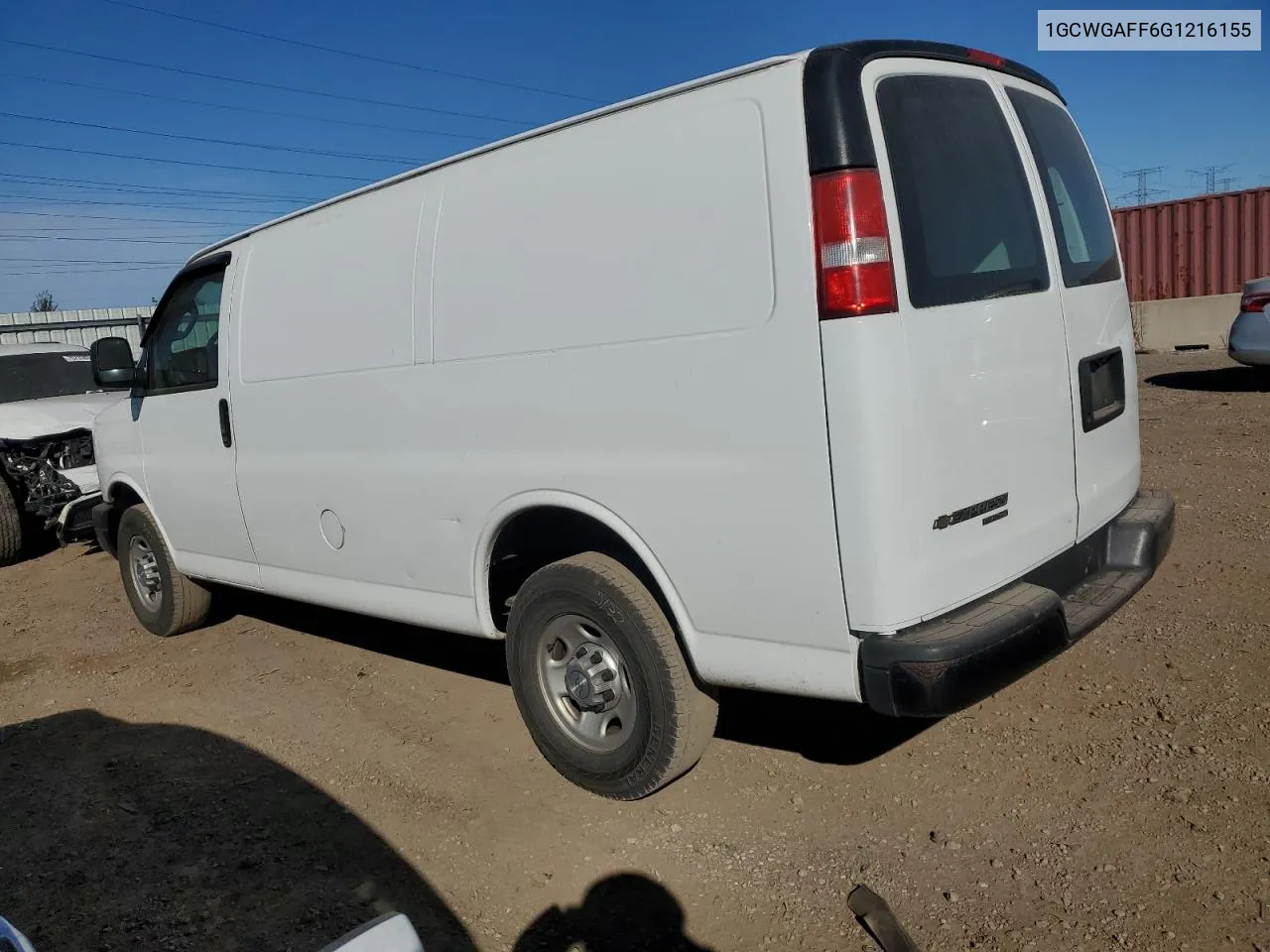 2016 Chevrolet Express G2500 VIN: 1GCWGAFF6G1216155 Lot: 75363114