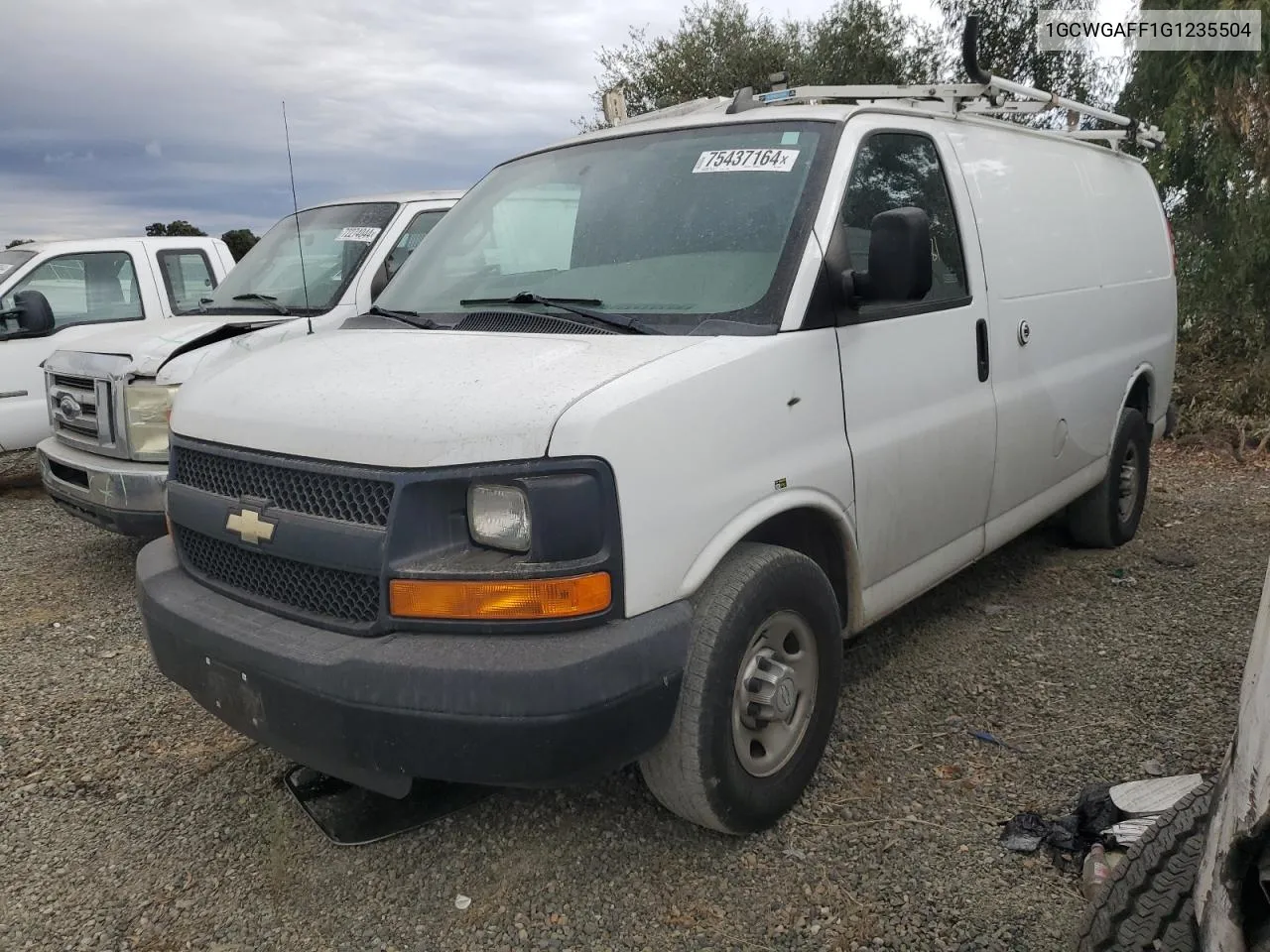 2016 Chevrolet Express G2500 VIN: 1GCWGAFF1G1235504 Lot: 75437164