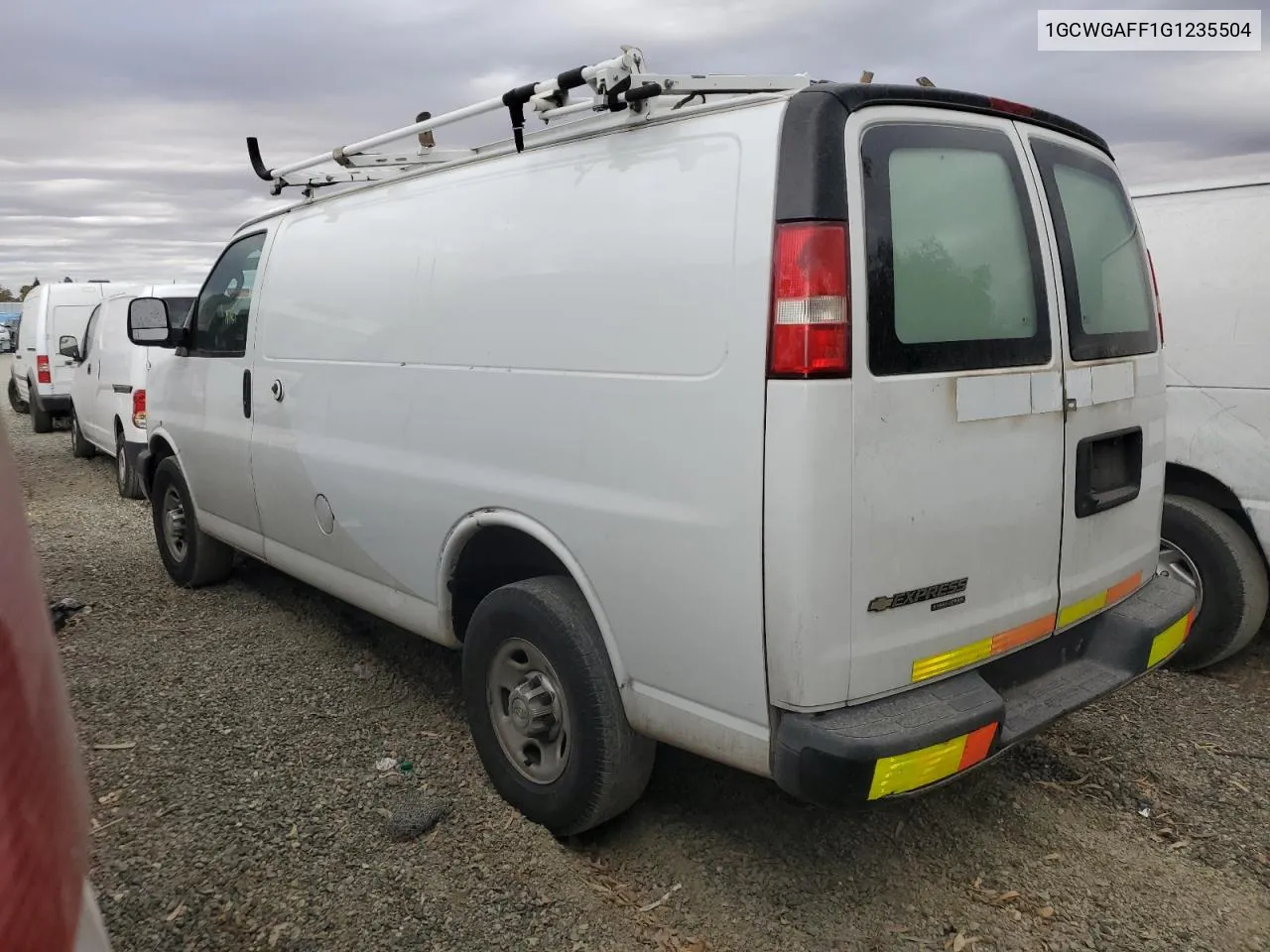 2016 Chevrolet Express G2500 VIN: 1GCWGAFF1G1235504 Lot: 75437164