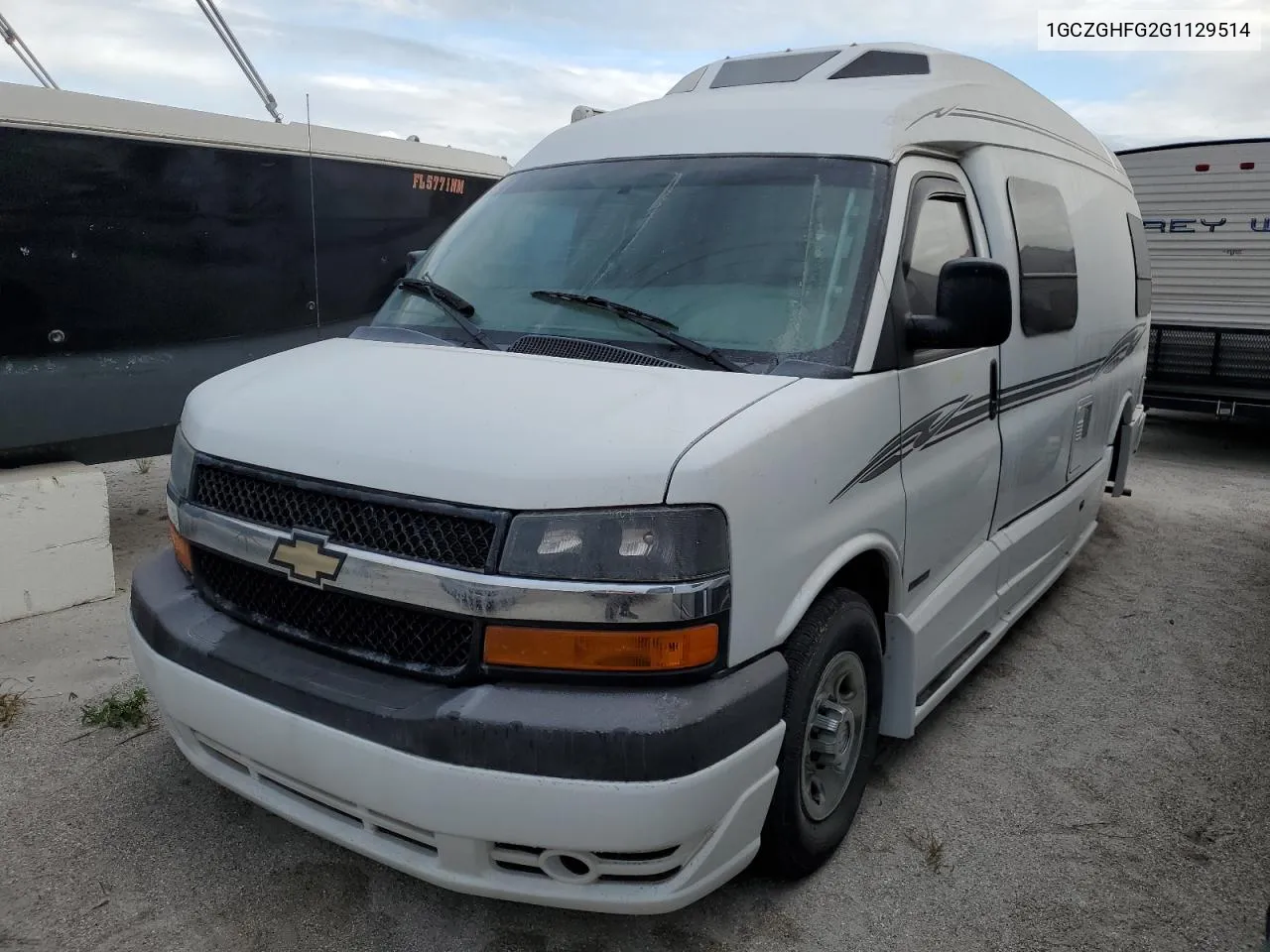 2016 Chevrolet Express G3500 VIN: 1GCZGHFG2G1129514 Lot: 76057334