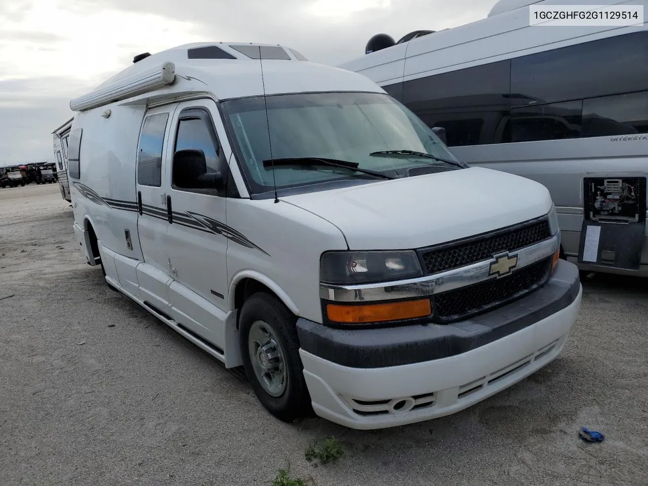 2016 Chevrolet Express G3500 VIN: 1GCZGHFG2G1129514 Lot: 76057334