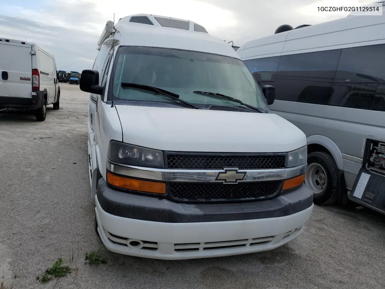 2016 Chevrolet Express G3500 VIN: 1GCZGHFG2G1129514 Lot: 76057334