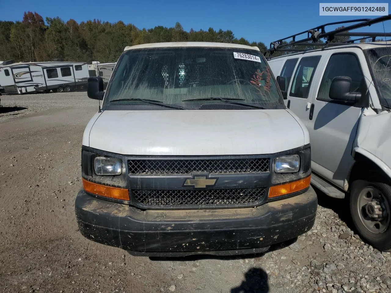 2016 Chevrolet Express G2500 VIN: 1GCWGAFF9G1242488 Lot: 76283014