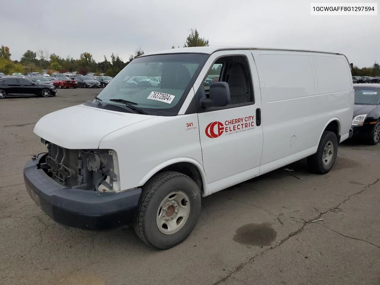 2016 Chevrolet Express G2500 VIN: 1GCWGAFF8G1297594 Lot: 76372604