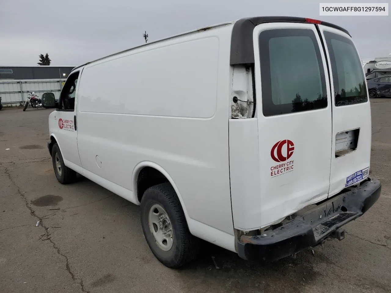 2016 Chevrolet Express G2500 VIN: 1GCWGAFF8G1297594 Lot: 76372604