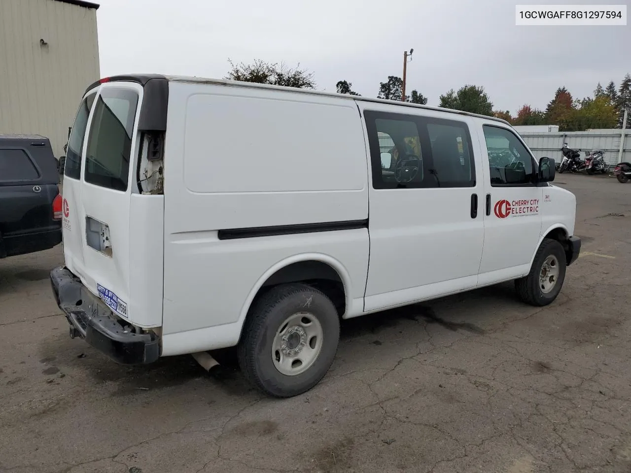 2016 Chevrolet Express G2500 VIN: 1GCWGAFF8G1297594 Lot: 76372604