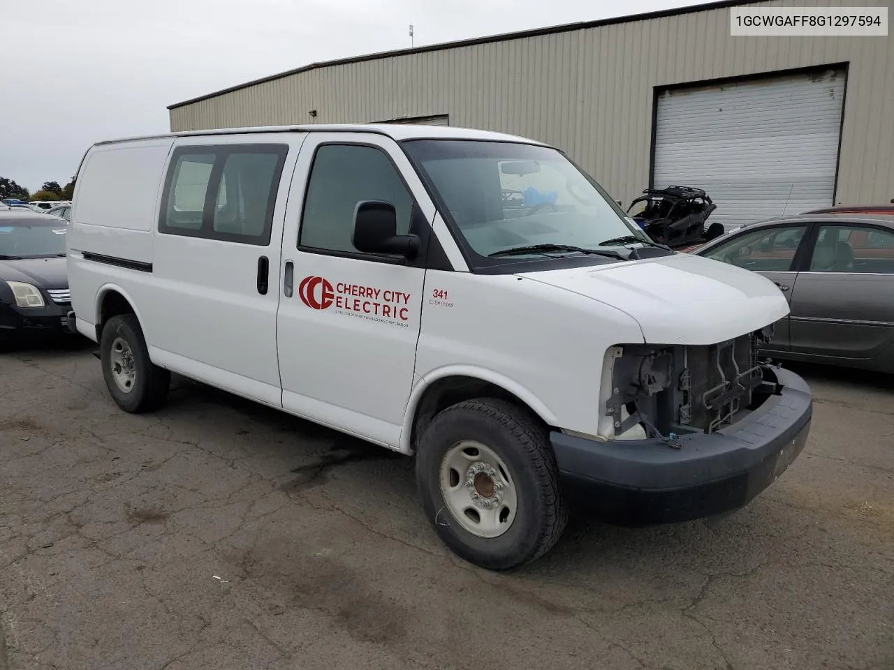 2016 Chevrolet Express G2500 VIN: 1GCWGAFF8G1297594 Lot: 76372604