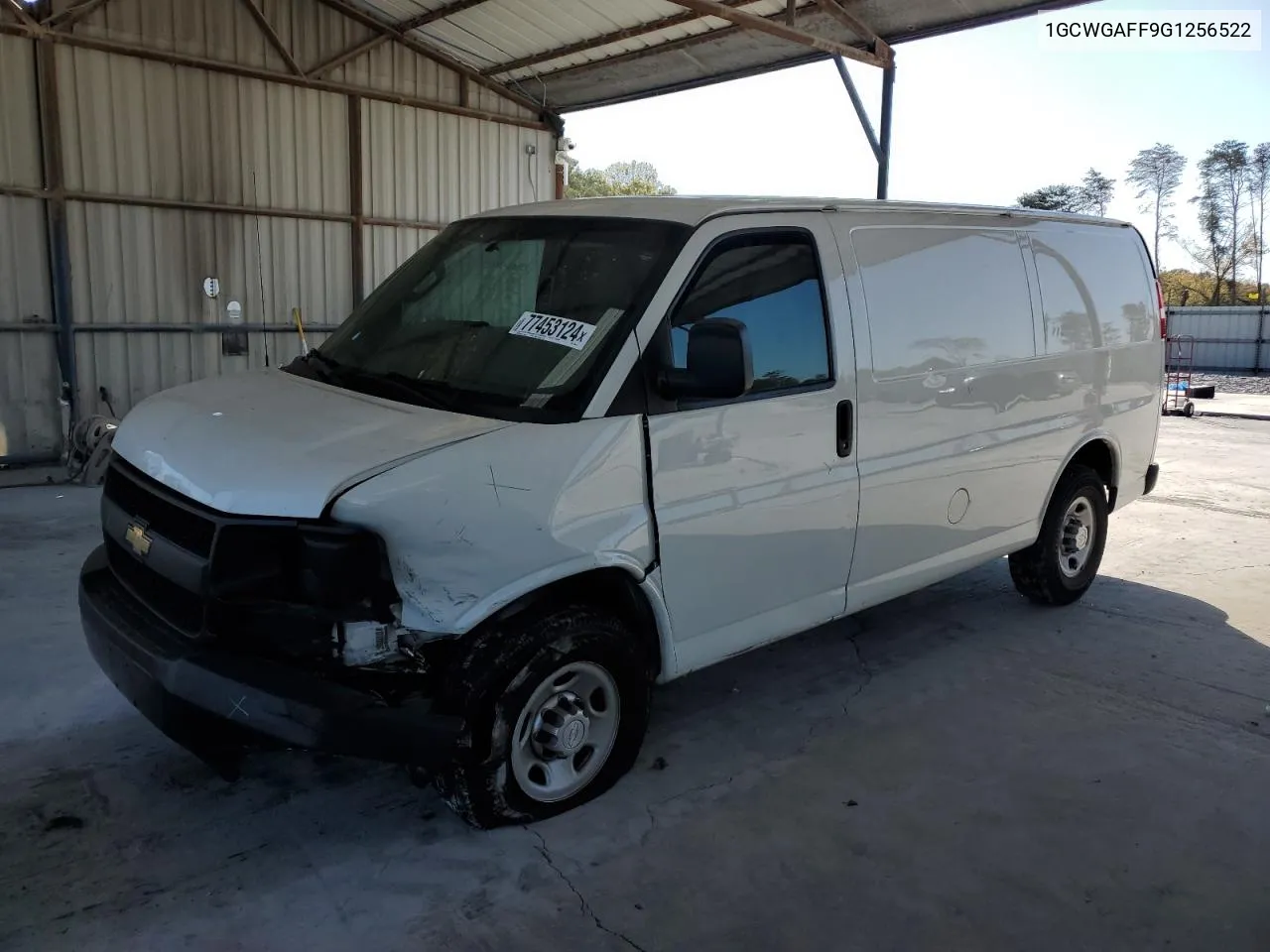 2016 Chevrolet Express G2500 VIN: 1GCWGAFF9G1256522 Lot: 77453124