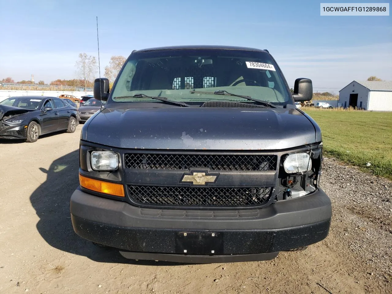 2016 Chevrolet Express G2500 VIN: 1GCWGAFF1G1289868 Lot: 78304604