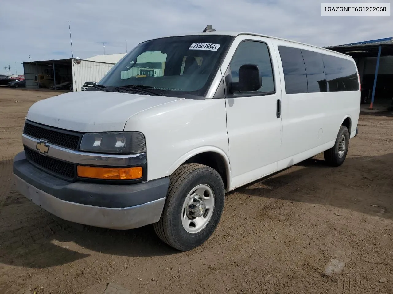 2016 Chevrolet Express G3500 Ls VIN: 1GAZGNFF6G1202060 Lot: 78604984