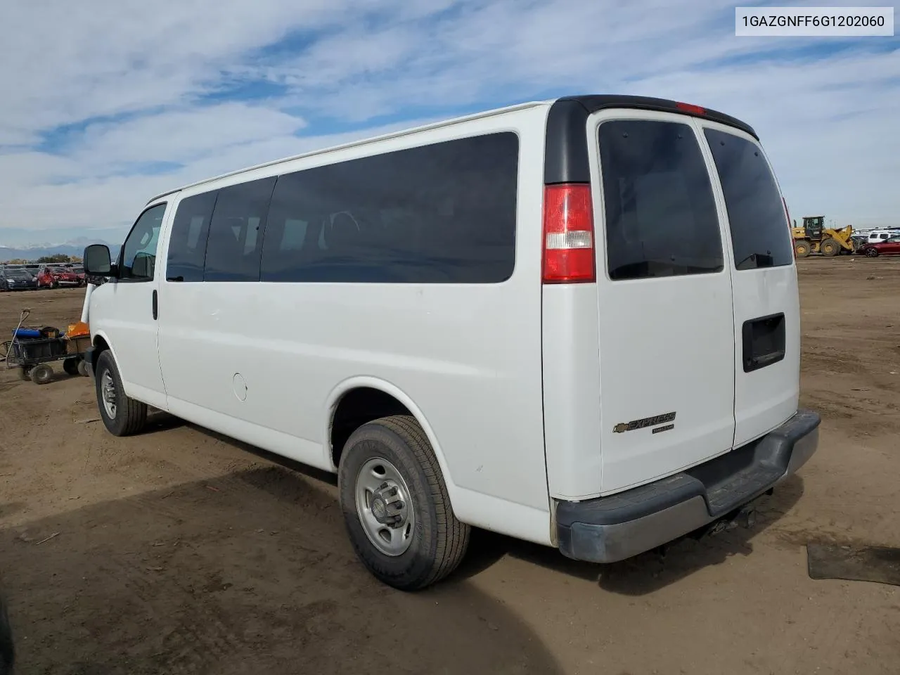 2016 Chevrolet Express G3500 Ls VIN: 1GAZGNFF6G1202060 Lot: 78604984